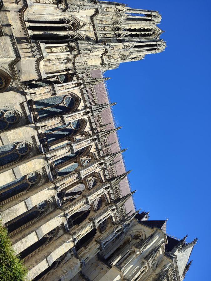 La Place Des Sacres, Proche Gare Et Centre Reims Esterno foto